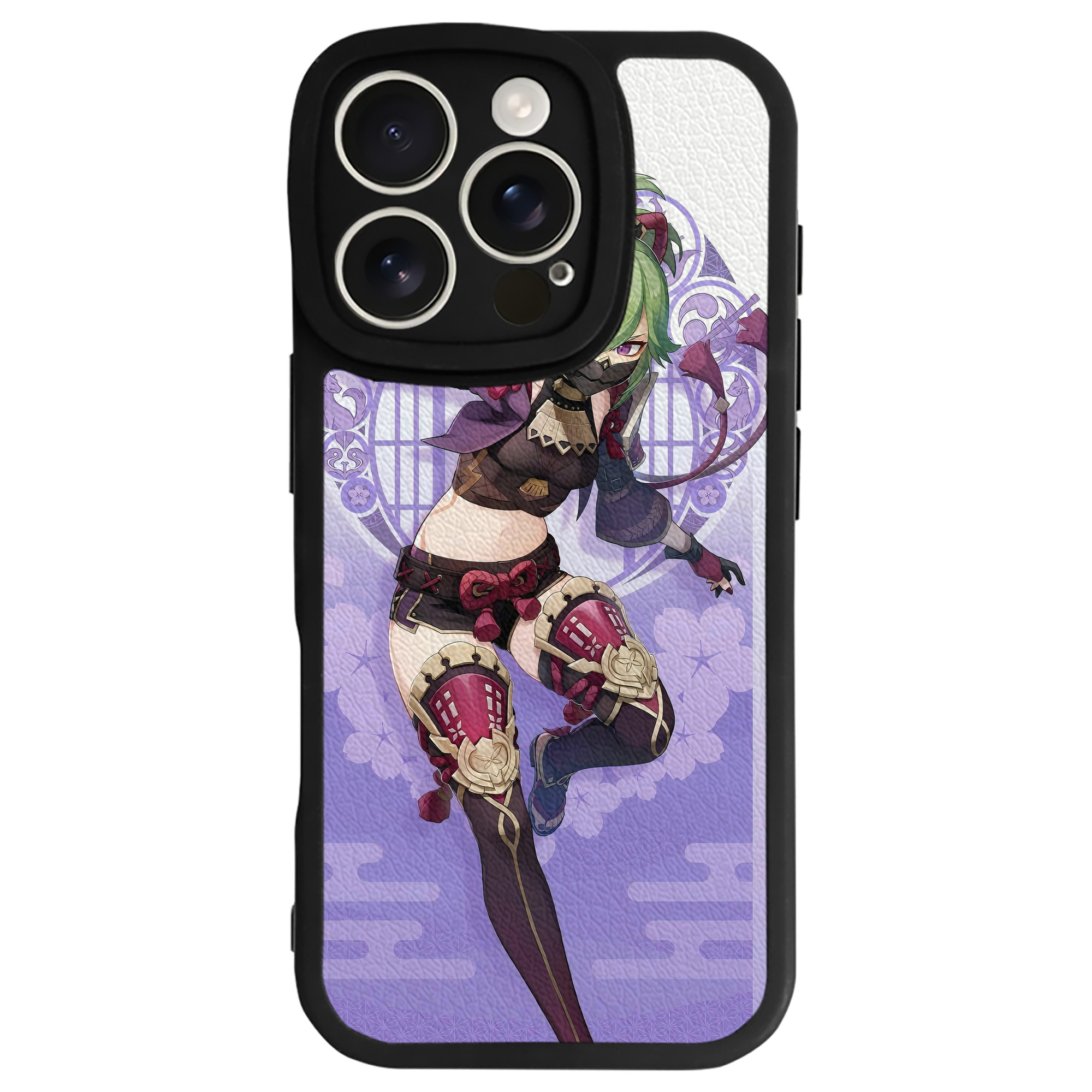 げんし神 genshin 【iPhone 16シリーズ対応】シリコンスマホケース（レザー調） 材質：シリコン